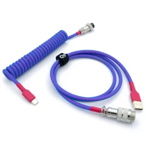 Custom Coiled Keyboard Cable - Detachable