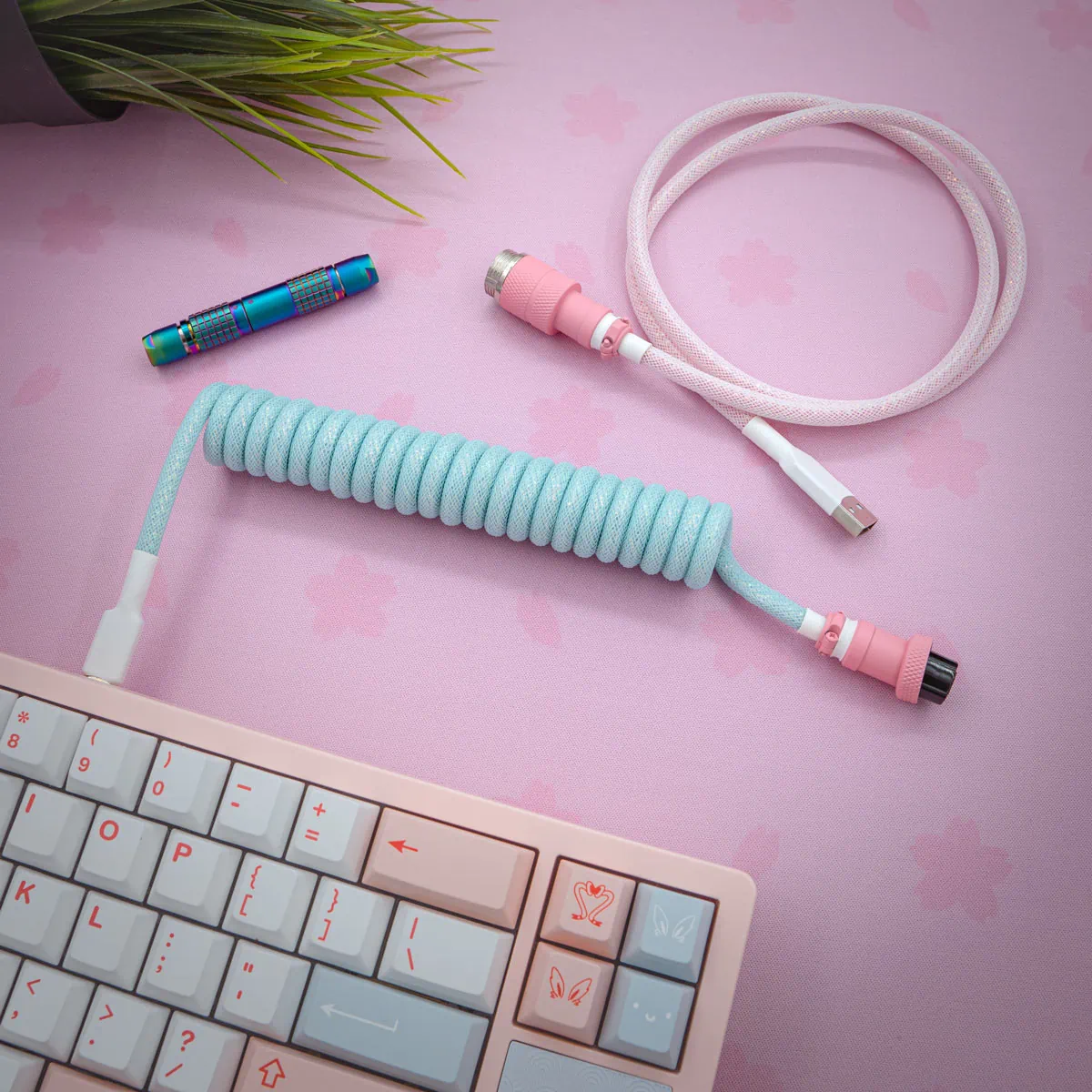 Custom Sparkle Keyboard Cable