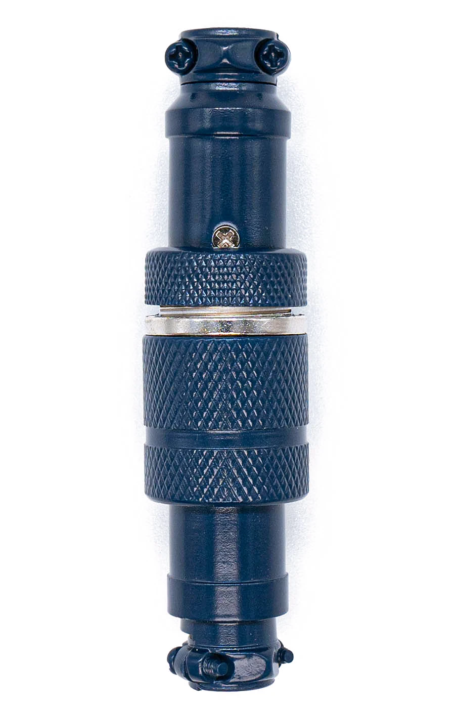 GX16 Dark Blue + Chrome Thread