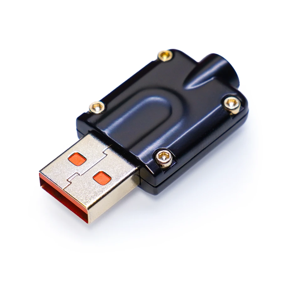 USB A (CNC) Black V1 + USB A Orange